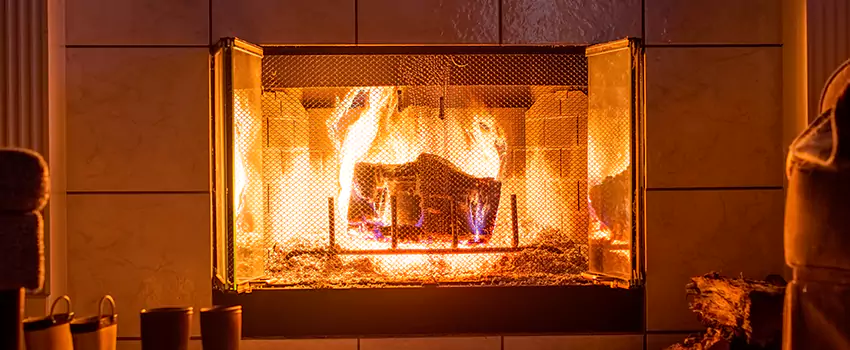 Mendota Hearth Landscape Fireplace Installation in Savage, Minnesota