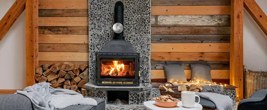 Thelin Hearth Products Direct Vent Gas Stove Fireplace Inspection in Savage, Minnesota